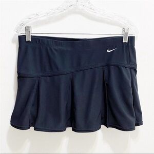 Nike pleated tennis skort navy blue